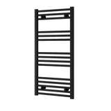 Reina Capo Electric Flat Heated Towel Rail - Black - www.ultrabathroom.com
