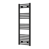 Reina Capo Electric Flat Heated Towel Rail - Black - www.ultrabathroom.com
