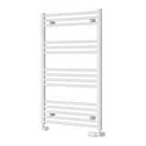 Reina Capo Electric Flat Heated Towel Rail - White - www.ultrabathroom.com