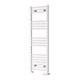 Reina Capo Electric Flat Heated Towel Rail - White - www.ultrabathroom.com