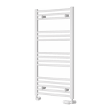 Reina Capo Electric Flat Heated Towel Rail - White - www.ultrabathroom.com