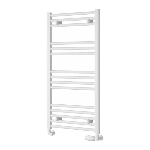 Reina Capo Electric Flat Heated Towel Rail - White - www.ultrabathroom.com
