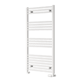 Reina Capo Electric Flat Heated Towel Rail - White - www.ultrabathroom.com