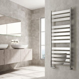 Reina Carpi Designer Heated Towel Rail in Chrome Finish - www.ultrabathroom.com