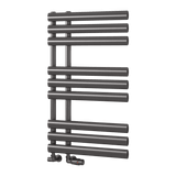 Reina Chisa Vertical Heated Towel Rail Radiator - Gun Metal Bathroom Towel Rail - www.ultrabathroom.com