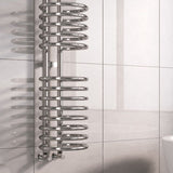 Reina Claro Designer Towel Rail in Chrome Finish