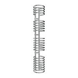 Reina Claro Designer Towel Rail in Chrome Finish - www.ultrabathroom.com