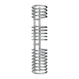 Reina Claro Designer Towel Rail in Chrome Finish - www.ultrabathroom.com