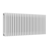 Reina Colona Horizontal 4 Column Radiators In White Finish - www.ultrabathroom.com