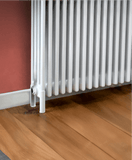 Reina Colona Horizontal 4 Column Radiators In White Finish - www.ultrabathroom.com