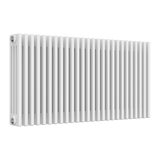 Reina Colona Horizontal 4 Column Radiators In White Finish - www.ultrabathroom.com