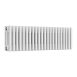 Reina Colona Horizontal 4 Column Radiators In White Finish - www.ultrabathroom.com