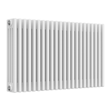 Reina Colona Horizontal 4 Column Radiators In White Finish - www.ultrabathroom.com