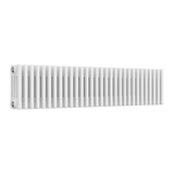 Reina Colona Horizontal 4 Column Radiators In White Finish - www.ultrabathroom.com