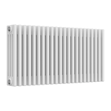 Reina Colona Horizontal 4 Column Radiators In White Finish - www.ultrabathroom.com