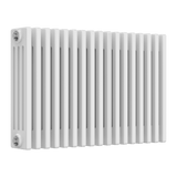 Reina Colona Horizontal 4 Column Radiators In White Finish - www.ultrabathroom.com