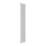 Reina Colona Vertical 2 Column White Finish Radiator - www.ultrabathroom.com