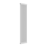 Reina Colona Vertical 2 Column White Finish Radiator - www.ultrabathroom.com