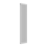 Reina Colona Vertical 3 Column White Finish Radiator - www.ultrabathroom.com