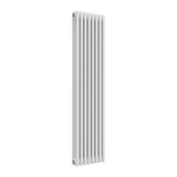 Reina Colona Vertical 3 Column White Finish Radiator - www.ultrabathroom.com