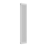 Reina Colona Vertical 3 Column White Finish Radiator - www.ultrabathroom.com