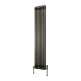 Reina Colona Vertical Column Radiator In Raw Steel Lacquer Finish - www.ultrabathroom.com