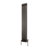Reina Colona Vertical Column Radiator In Raw Steel Lacquer Finish - www.ultrabathroom.com