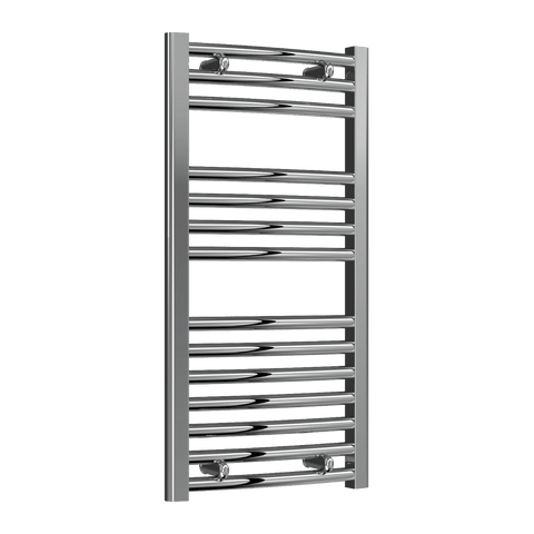 Reina Diva Electric Curved Heated Towel Rail - Chrome - www.ultrabathroom.com