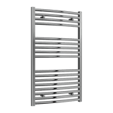 Reina Diva Electric Curved Heated Towel Rail - Chrome - www.ultrabathroom.com