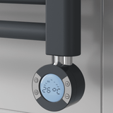 Reina Diva Electric Flat Heated Towel Rail - Anthracite - www.ultrabathroom.com