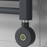 Reina Diva Electric Flat Heated Towel Rail - Anthracite - www.ultrabathroom.com