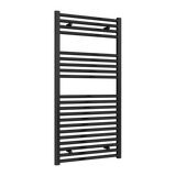 Reina Diva Electric Flat Heated Towel Rail - Black - www.ultrabathroom.com