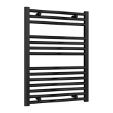 Reina Diva Electric Flat Heated Towel Rail - Black - www.ultrabathroom.com
