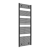 Reina Diva Electric Flat Heated Towel Rail - Black - www.ultrabathroom.com