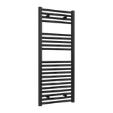 Reina Diva Electric Flat Heated Towel Rail - Black - www.ultrabathroom.com