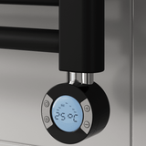 Reina Diva Electric Flat Heated Towel Rail - Black - www.ultrabathroom.com
