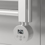 Reina Diva Electric Flat Heated Towel Rail - Chrome - www.ultrabathroom.com