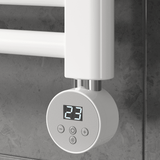 Reina Diva Electric Flat Heated Towel Rail - White - www.ultrabathroom.com