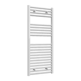 Reina Diva Electric Flat Heated Towel Rail - White - www.ultrabathroom.com
