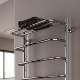 Reina Elvo Designer Towel Rail - Stainless Steel Polished Finish