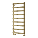 Reina Flora Designer Towel Rail - Brushed Brass
