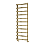 Reina Flora Designer Towel Rail - Brushed Brass