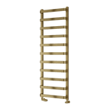 Reina Flora Designer Towel Rail - Brushed Brass - www.ultrabathroom.com
