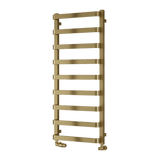 Reina Flora Designer Towel Rail - Brushed Brass - www.ultrabathroom.com