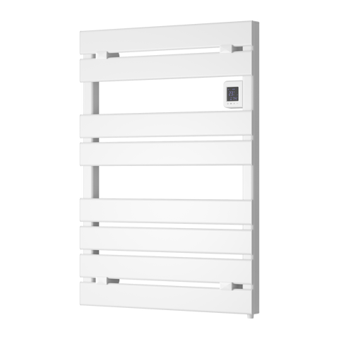 Reina Gia Dry Electric Heated Towel Rail - White