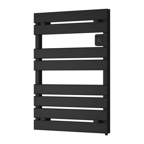 Reina Gia Dry Electric Heated Towel Rail - Black - www.ultrabathroom.com