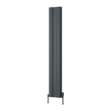 Reina Gio Double Vertical Aluminium Designer Radiator - Anthracite - www.ultrabathroom.com