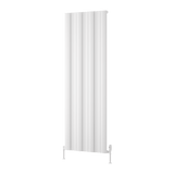 Reina Gio Single Vertical Aluminium Designer Radiator - White - www.ultrabathroom.com
