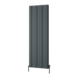 Reina Gio Double Vertical Aluminium Designer Radiator - Anthracite