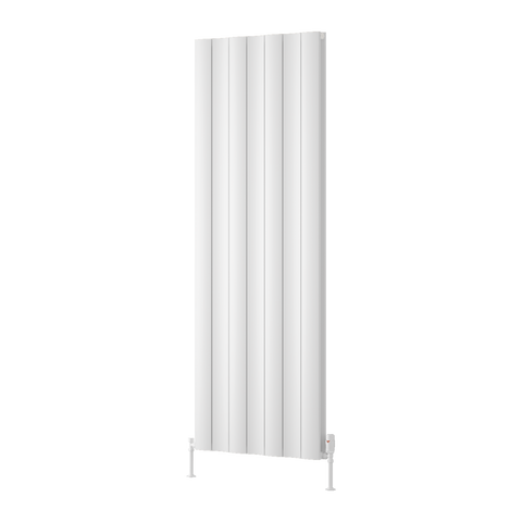 Reina Gio Double Vertical Aluminium Designer Radiator - White